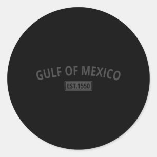 Retro Golf van Mexico Est 1550 Amerikaanse Golf va Ronde Sticker