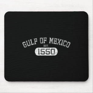 Retro Golf van Mexico Est 1550 Mexicaanse vlag voo Muismat