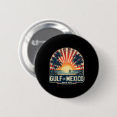 Retro Golf van Mexico sinds 1672 Ronde Button 5,7 Cm (Voorkant /achterkant)