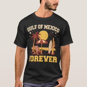 Retro Golf van Mexico T-shirt met vintage strandlo