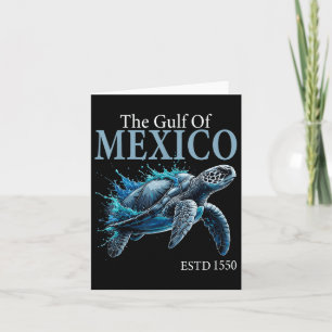 Retro Golf van Mexico Turtle Kaart