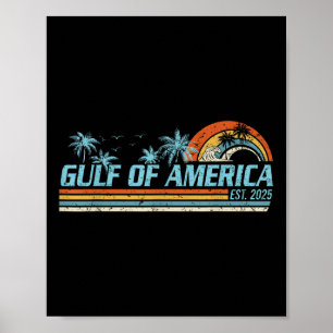 Retro Golf van Verenigde Staten 2025 Amerikaanse v Poster