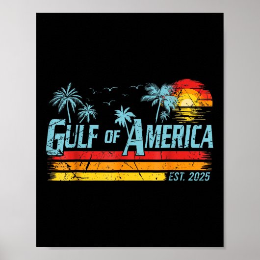 Retro Golf van Verenigde Staten 2025 Amerikaanse v Poster (Voorkant)