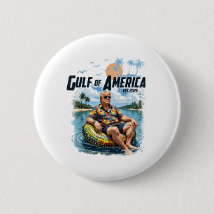 Retro Golf van Verenigde Staten 2025 Amerikaanse v Ronde Button 5,7 Cm