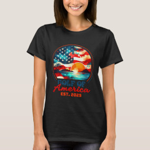 Retro Golf van Verenigde Staten 2025 Amerikaanse v T-shirt