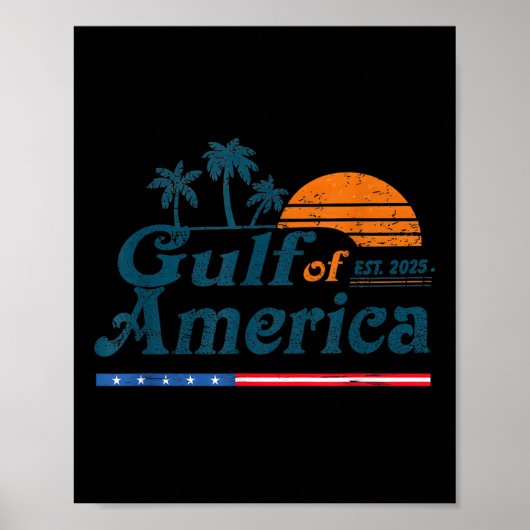 Retro Golf van Verenigde Staten 2025 Poster (Voorkant)