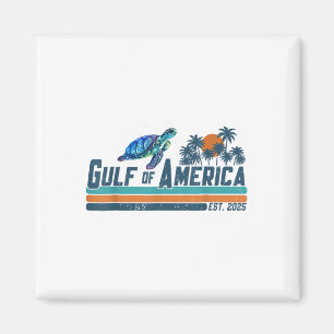 Retro Golf van Verenigde Staten Amerika EST 2025 T Magneet