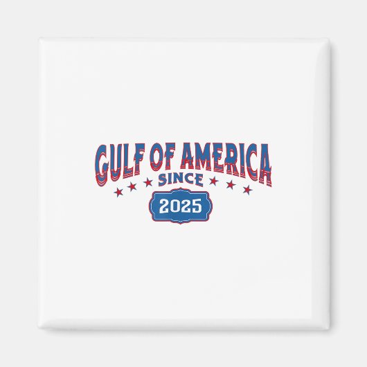 Retro Golf van Verenigde Staten sinds 2025 Amerika Magneet (Voorkant)