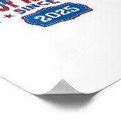 Retro Golf van Verenigde Staten sinds 2025 Amerika Poster (Hoek)