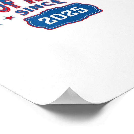 Retro Golf van Verenigde Staten sinds 2025 Amerika Poster (Hoek)