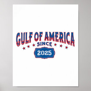 Retro Golf van Verenigde Staten sinds 2025 Amerika Poster