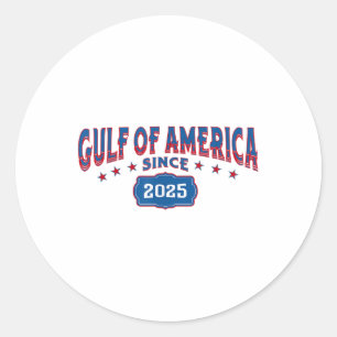 Retro Golf van Verenigde Staten sinds 2025 Amerika Ronde Sticker