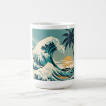 Retro golfdesign voor surfers