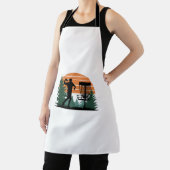 Retro  golfdisc spelen schort (Insitu)