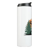 Retro  golfdisc spelen thermosbeker (Gedraaid links)