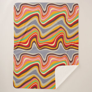 retro-golfdisco sherpa deken