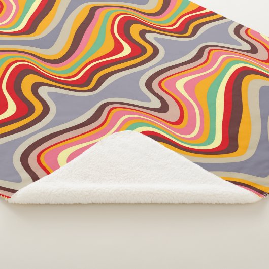 retro-golfdisco sherpa deken (3/4)