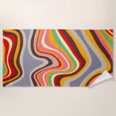 retro-golfdisco strandlaken (Voorkant)