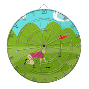 Retro Golfe Dart Board Dartbord