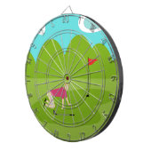 Retro Golfe Dart Board Dartbord (Voorkant Rechts)