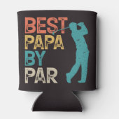 Retro Golfer - beste papieren van pas Blikjeskoeler (Achterkant)