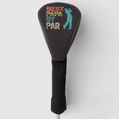 Retro Golfer - beste papieren van pas Golfheadcover (Voorkant)