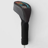 Retro Golfer - beste papieren van pas Golfheadcover (Schuin)