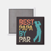 Retro Golfer - beste papieren van pas Magneet (Voorkant / Achterkant)