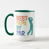 Retro Golfer - beste papieren van pas Mok (Links)