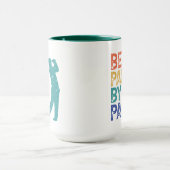 Retro Golfer - beste papieren van pas Mok (Midden)