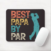 Retro Golfer - beste papieren van pas Muismat (Met muis)