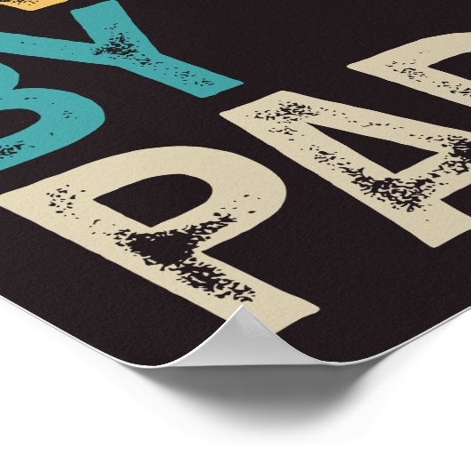 Retro Golfer - beste papieren van pas Poster (Hoek)