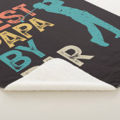 Retro Golfer - beste papieren van pas Sherpa Deken (3/4)