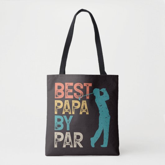 Retro Golfer - beste papieren van pas Tote Bag (Voorkant)