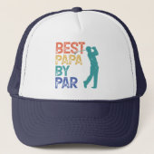 Retro Golfer - beste papieren van pas Trucker Pet (Voorkant)