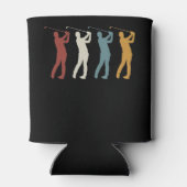 Retro  Golfer Blikjeskoeler (Achterkant)