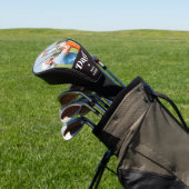 Retro Golfer DAD gepersonaliseerde foto Golfheadcover (Insitu)