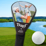 Retro Golfer DAD gepersonaliseerde foto Golfheadcover<br><div class="desc">PAP... Twee van je favoriete dingen, golfen en je kinderen! Nu kan je ze meenemen terwijl je 18 holes speelt. Pas deze DAD golf head covers aan met de favoriete foto en naam van uw kind. Geweldig cadeau aan alle golfvaders en golfliefhebbers, van de kinder! Introductie van het perfecte cadeau...</div>