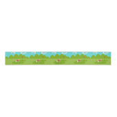 Retro Golfer Grosgrain Ribbon Grosgrain Lint (Voorkant)