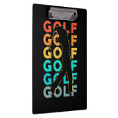 Retro Golfer Klembord (Rechts)
