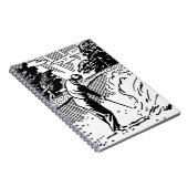 Retro Golfer Sand Trap Notitieboek (Rechterzijde)