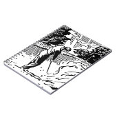 Retro Golfer Sand Trap Notitieboek (Linkerzijde)