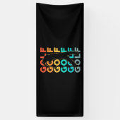 Retro Golfer Spandoek (Verticaal)