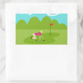 Retro Golfer Stickers (Tas)