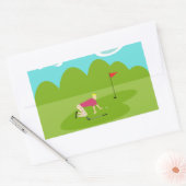 Retro Golfer Stickers (Envelop)