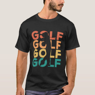 Retro  Golfgift voor Golfers T-shirt
