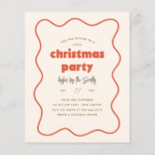 Retro Golfrand Budget Kerstfeest (Voorkant)
