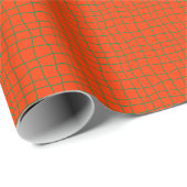 Retro Golfraster Cadeaupapier (Rol Hoek)
