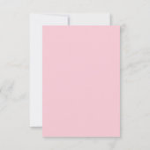Retro Golvende Frame Rode Roze Cupido Huwelijk QR RSVP Kaartje (Achterkant)