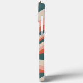 Retro golvende kleurrijke streep groovy patroon Case-Mate iPhone case (Achterkant / Links)